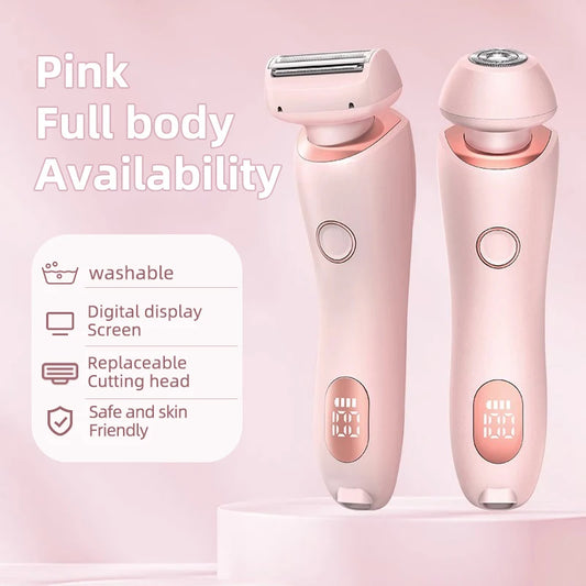 Painless Hair Removal Epilator USB Rechargeable Trimmer Women Body Razor Face Leg Armpit Bikini Hand Pubic Shaver Hair Remover